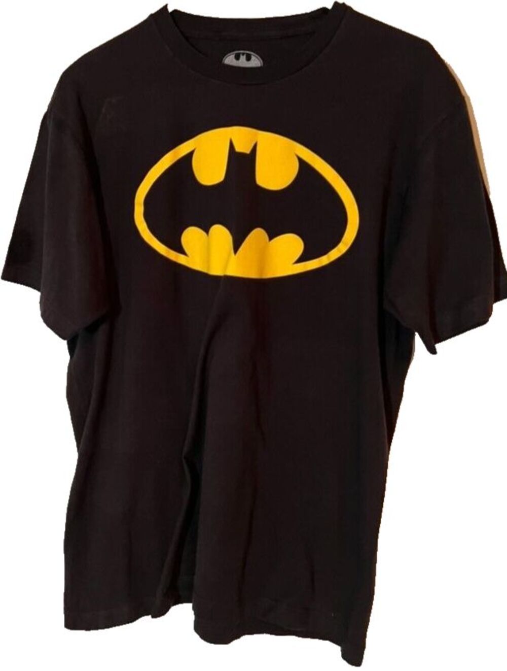 Batman Short-Sleeve Black Logo T-Shirt Mens L